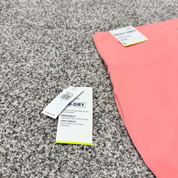 OLD NAVY Coral Activewear Workout High Rise Go-Dry Leggings Pants Size Large - Picture 3 of 5